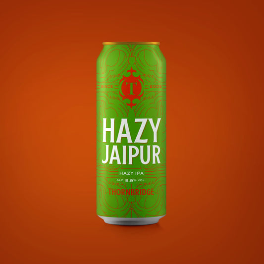 Hazy Jaipur, 5.9% Hazy IPA Beer - Single Can Thornbridge