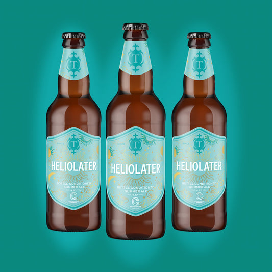 Heliolater, 4.5% Summer Ale 8 x 500ml bottles Beer - Case Bottle Thornbridge