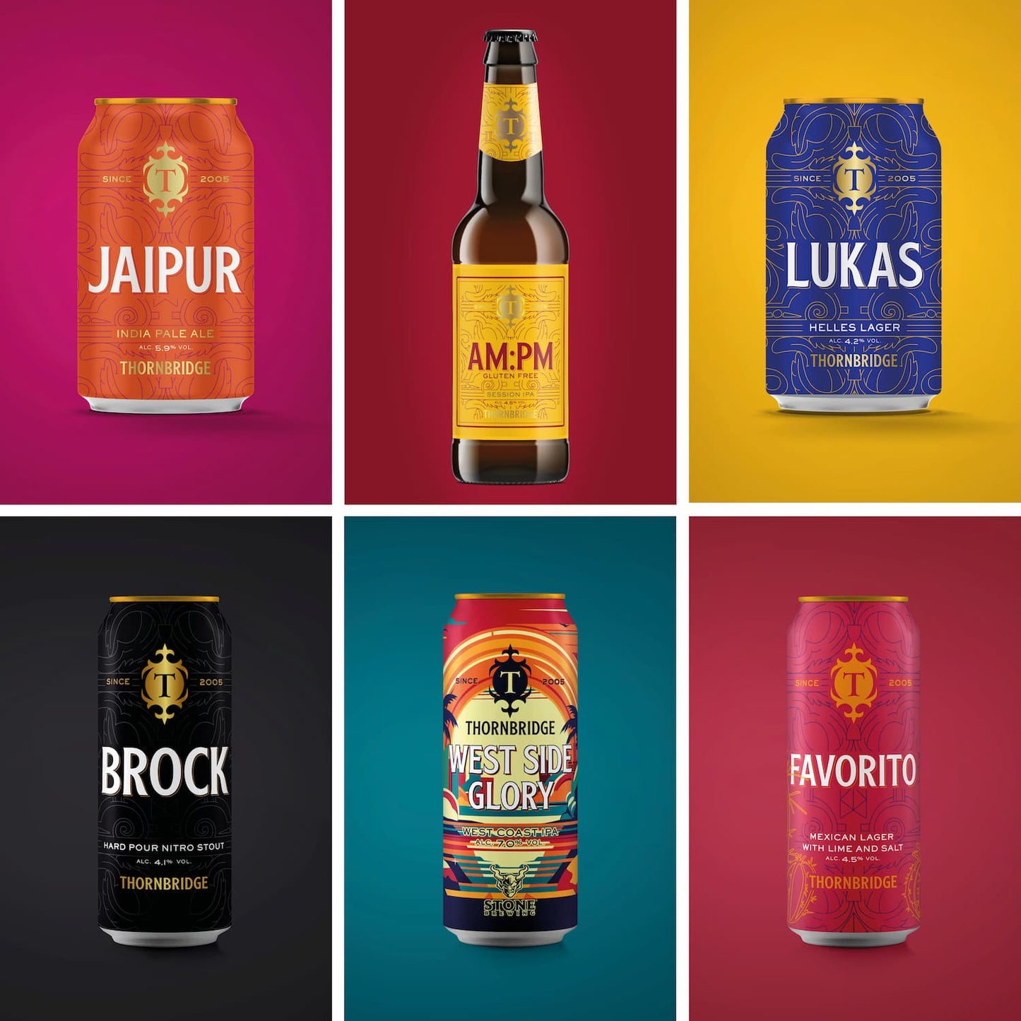 HelloFresh beer pairings mixed case Beer - Mixed Case Thornbridge