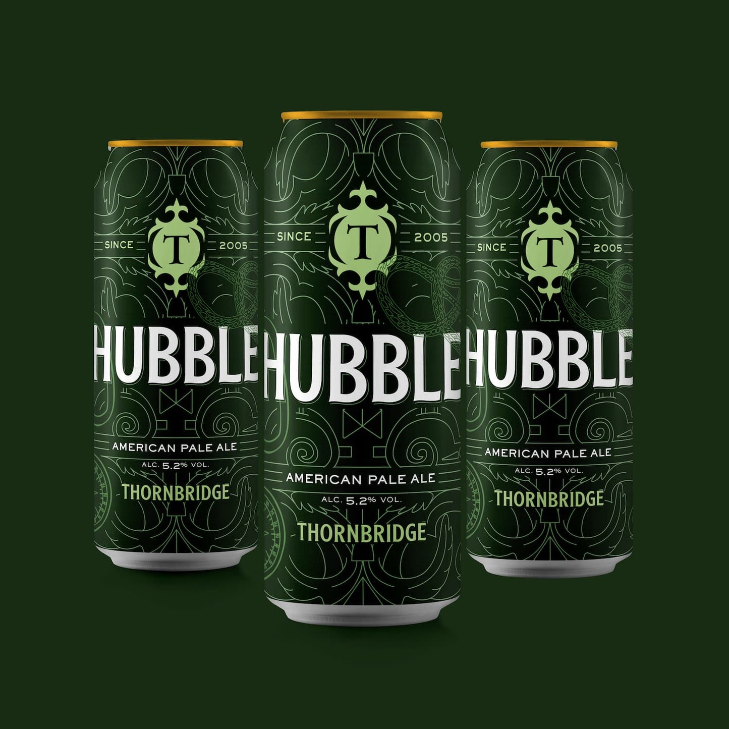 Hubble, 5.2% American Pale Ale 12 x 440ml cans Beer - Case Cans Thornbridge