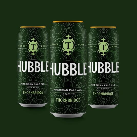 Hubble, 5.2% American Pale Ale 12 x 440ml cans Beer - Case Cans Thornbridge