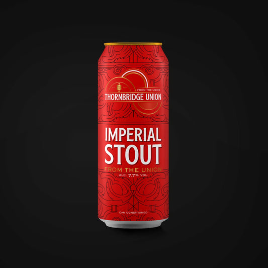 Imperial Stout, 7.7% from the Union Beer - Single Can Thornbridge
