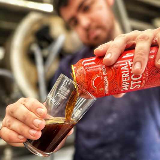 Imperial Stout, 7.7% from the Union 12 x 440ml cans Beer - Case Cans Thornbridge