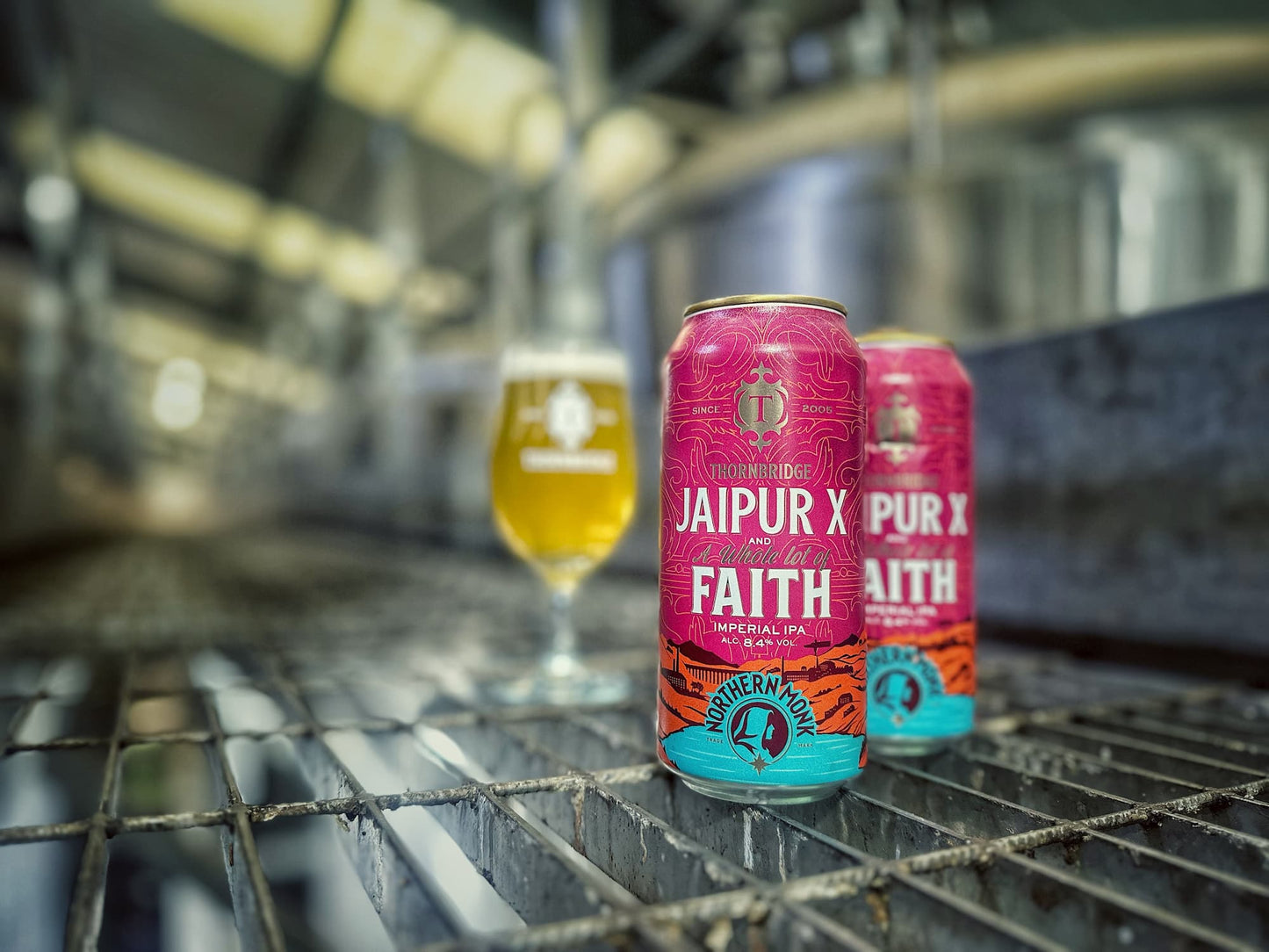 Jaipur X & A Whole Lot of Faith, 8.4% Imperial IPA Beer - Cans Thornbridge