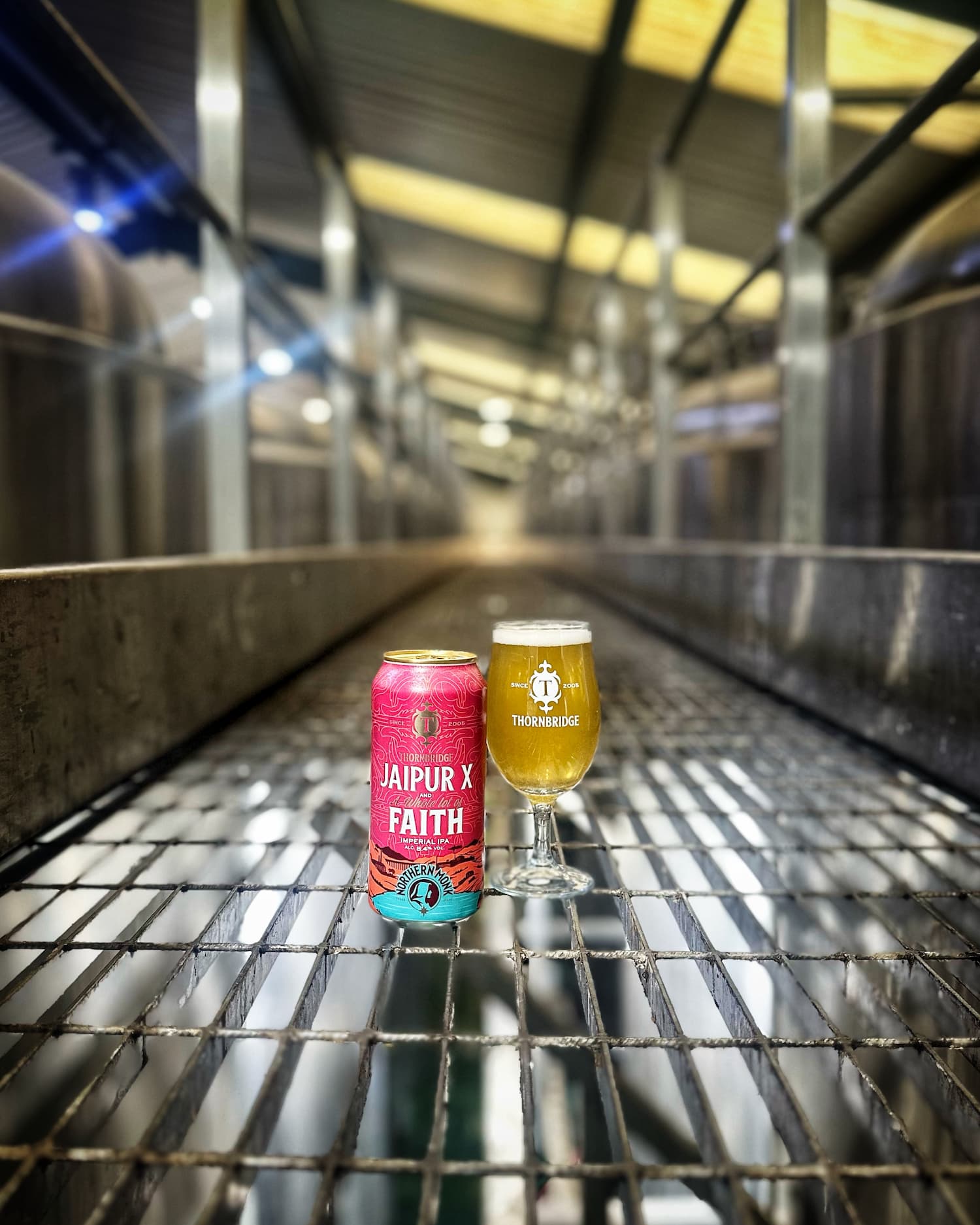 Jaipur X & A Whole Lot of Faith, 8.4% Imperial IPA Beer - Cans Thornbridge