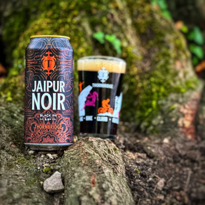 Jaipur Noir, 5.9% Black IPA 12 x 440ml cans Beer - Case Cans Thornbridge