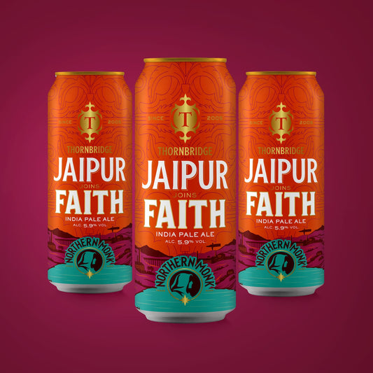 Jaipur x Faith, 5.9% IPA 12 x 440ml cans Beer - Case Cans Thornbridge