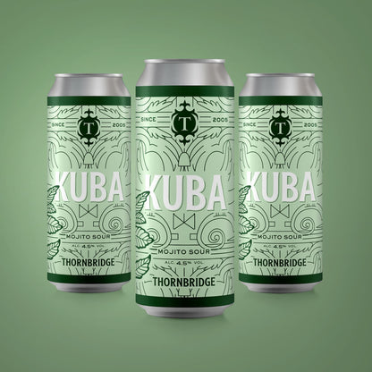 Kuba, 4.5% Mojito Sour 12x440ml cans Beer - Case Cans Thornbridge