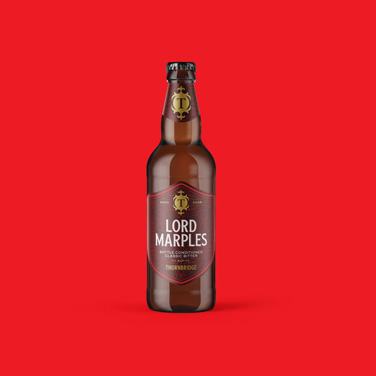 Lord Marples, 4% Classic Bitter 500ml bottle Beer - Case Bottle Thornbridge