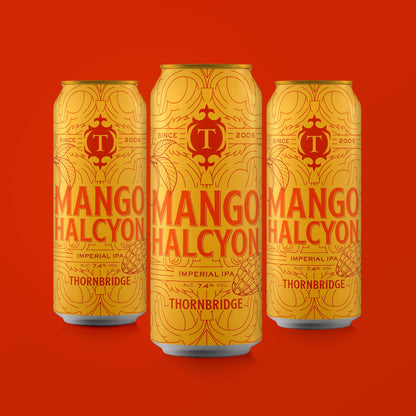 Mango Halcyon, 7.4% Imperial IPA Beer Thornbridge
