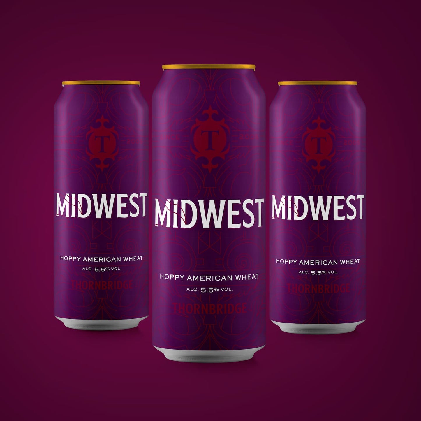 Midwest, 5.5% Hoppy American Wheat Beer - Cans Thornbridge