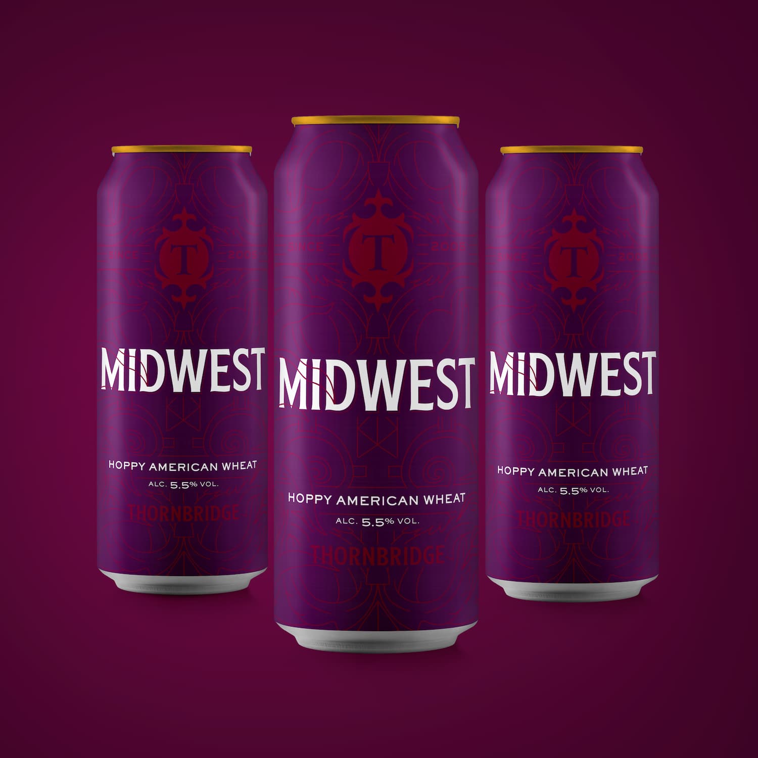 Midwest, 5.5% Hoppy American Wheat Beer - Cans Thornbridge