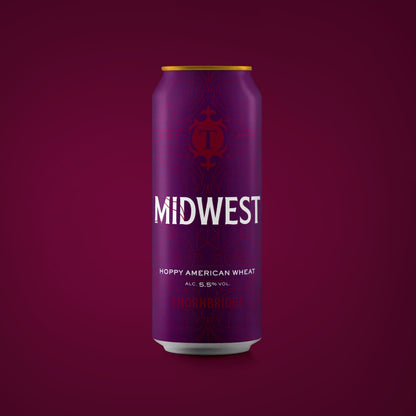 Midwest, 5.5% Hoppy American Wheat Beer - Cans Thornbridge