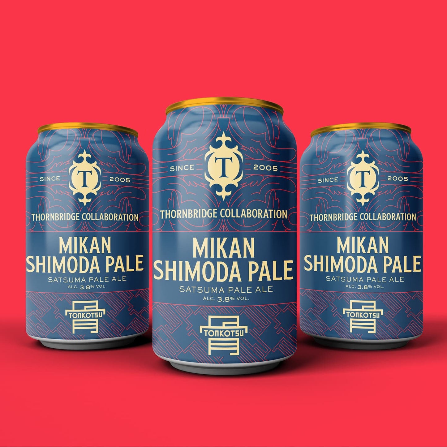 Mikan Shimoda Pale - 3.8% ABV Satsuma Pale Ale 12 x 330ml cans Beer - Case Cans Thornbridge