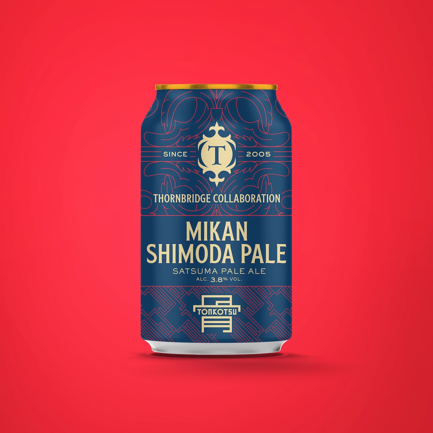 Mikan Shimoda Pale - 3.8% ABV Satsuma Pale Ale 330ml can Beer - Single Can Thornbridge