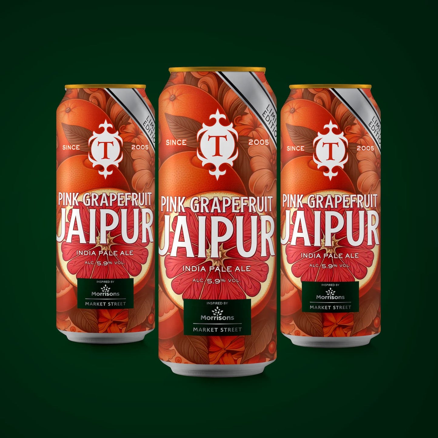 Pink Grapefruit Jaipur, 5.9% IPA 12 x 440ml cans