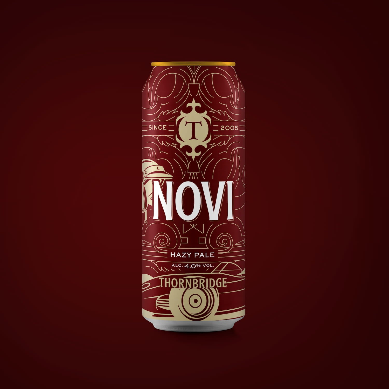 Novi, 4% Hazy Pale Ale Beer - Single Can Thornbridge