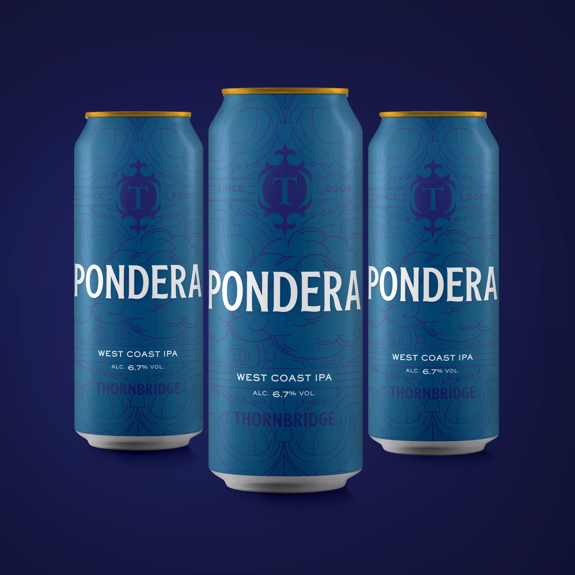 Pondera, 6.7% West Coast IPA Beer - Cans Thornbridge