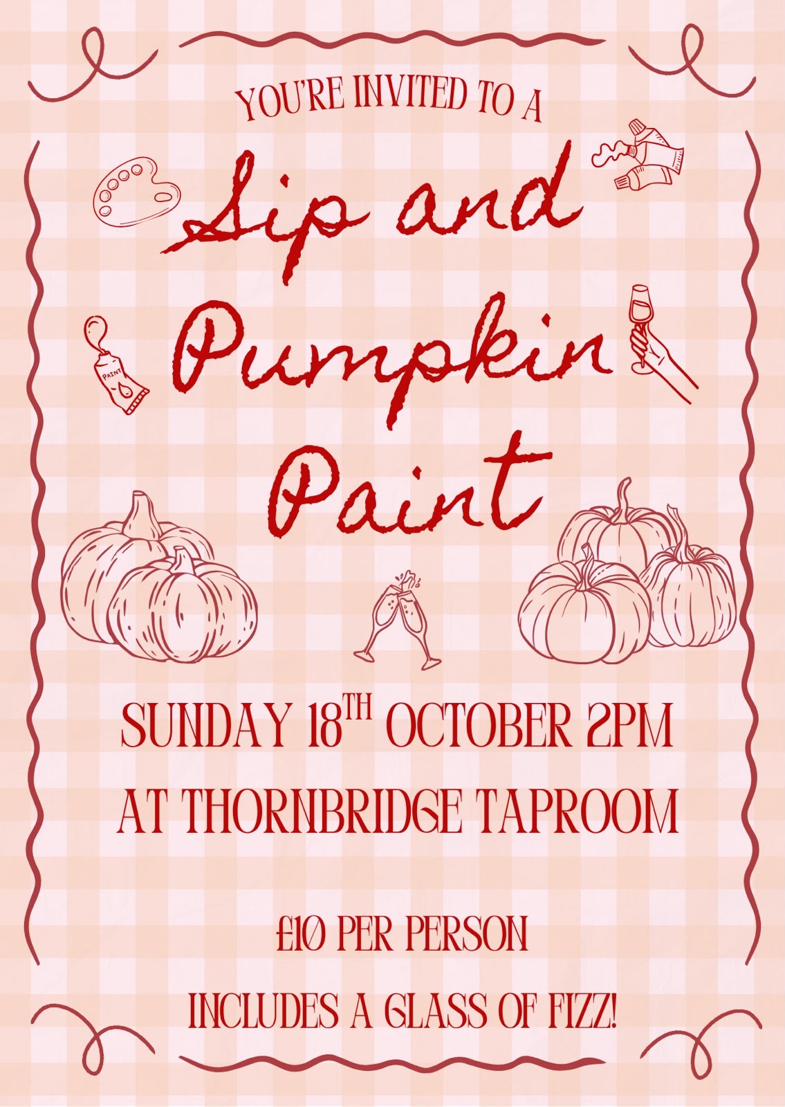 Sip and Pumpkin Paint at the Taproom Vouchers Thornbridge