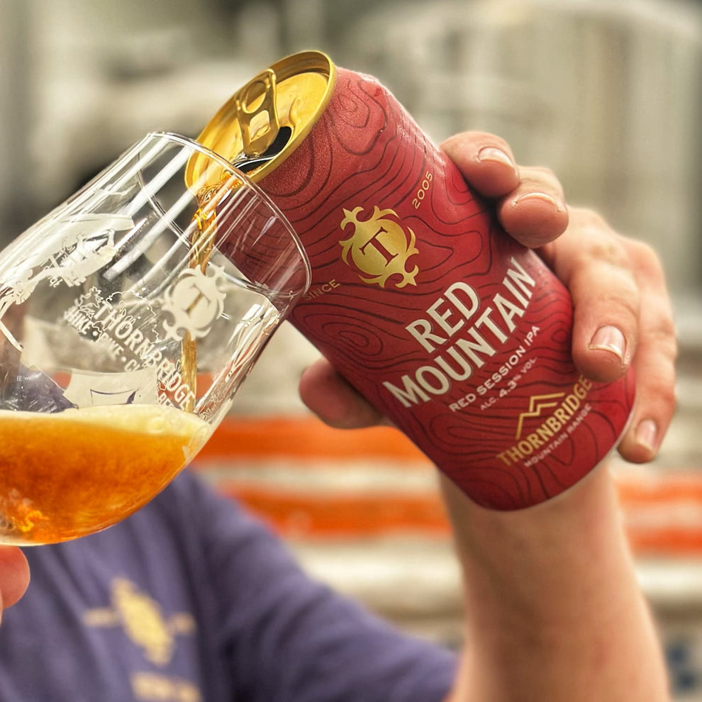 Red Mountain, 4.3% Red Session IPA 12 x 440ml cans – Thornbridge Brewery