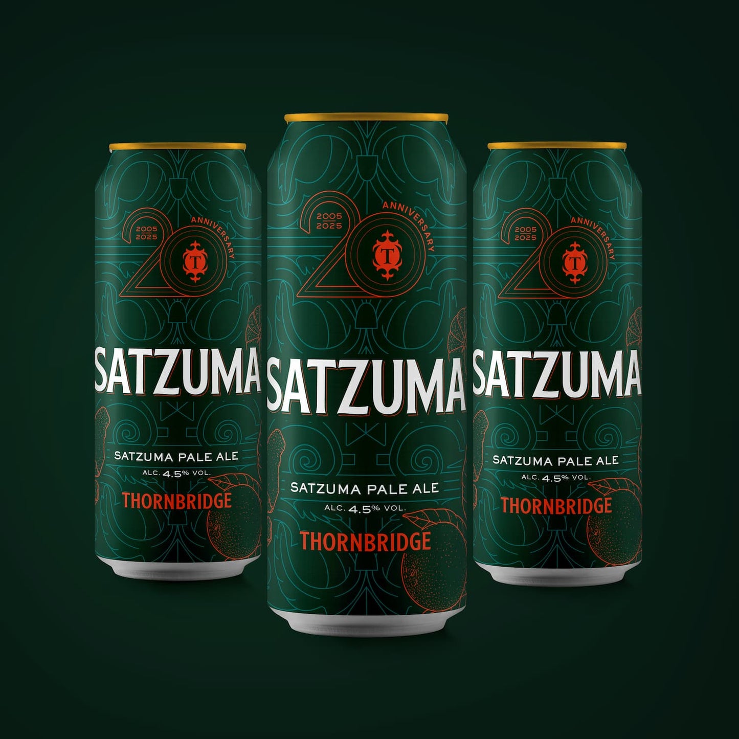 Satzuma, 4.5% Pale Ale (Gluten Free) 12 x 440ml can Beer - Case Cans Thornbridge