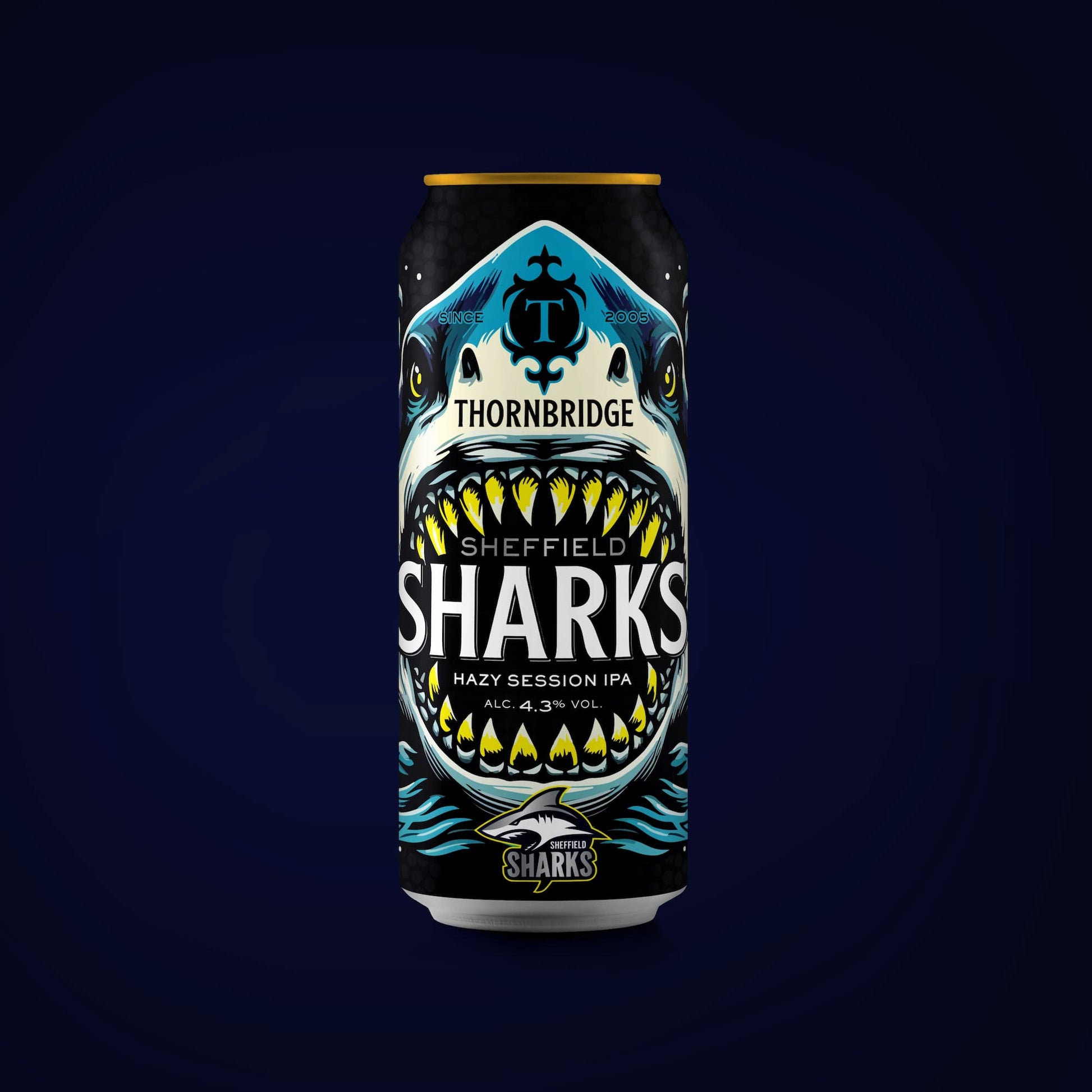 Sharks, 4.3% Hazy Session IPA Beer - Cans Thornbridge