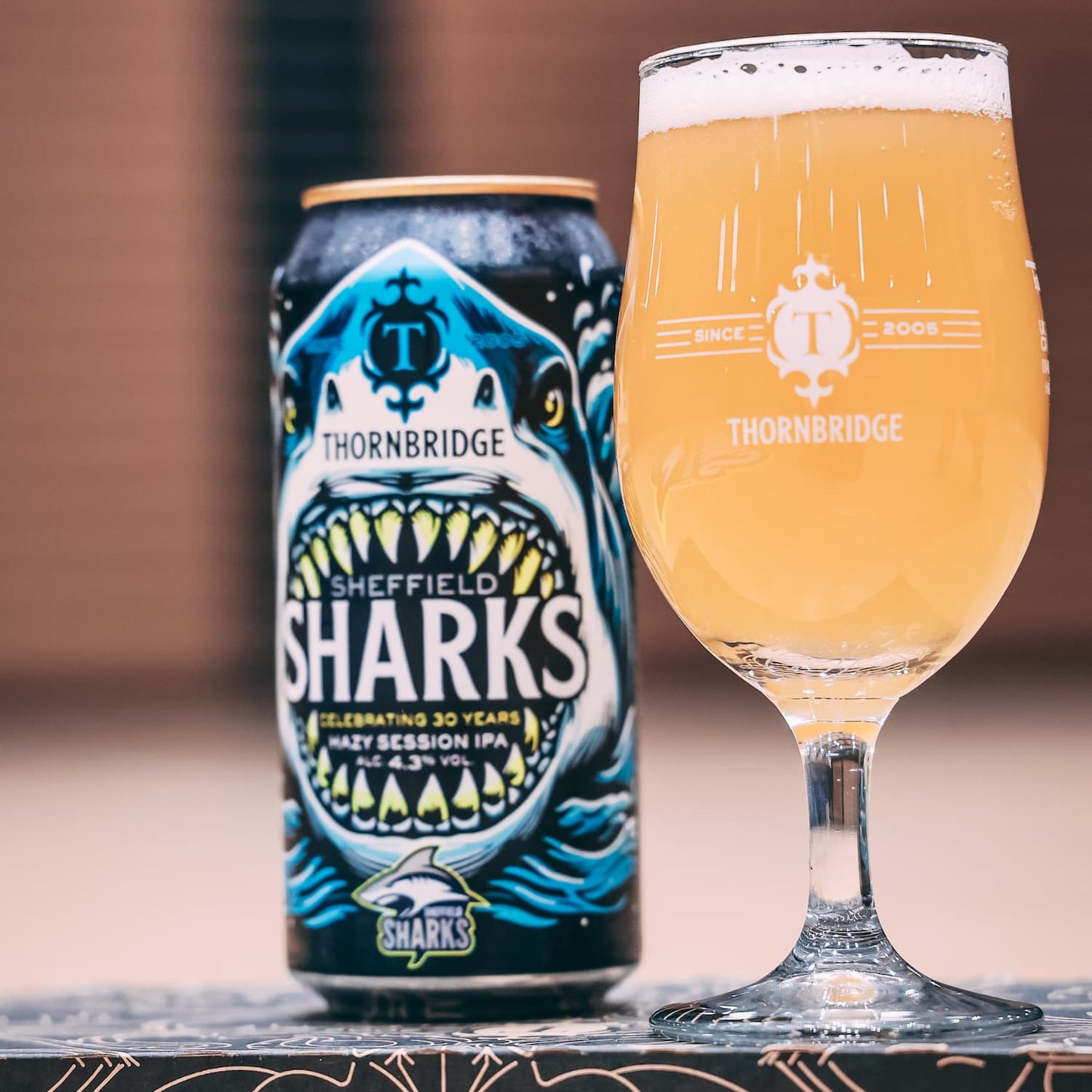 Sharks, 4.3% Hazy Session IPA Beer - Cans Thornbridge