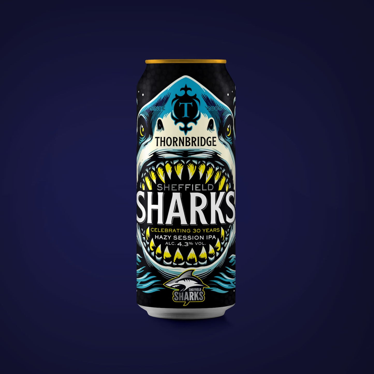 Sharks, 4.3% Hazy Session IPA Beer - Single Can Thornbridge