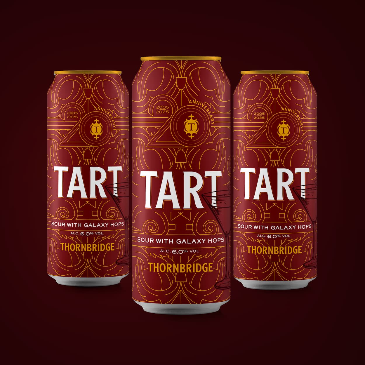 Tart, 6% Sour with Galaxy Hops Beer - Cans Thornbridge
