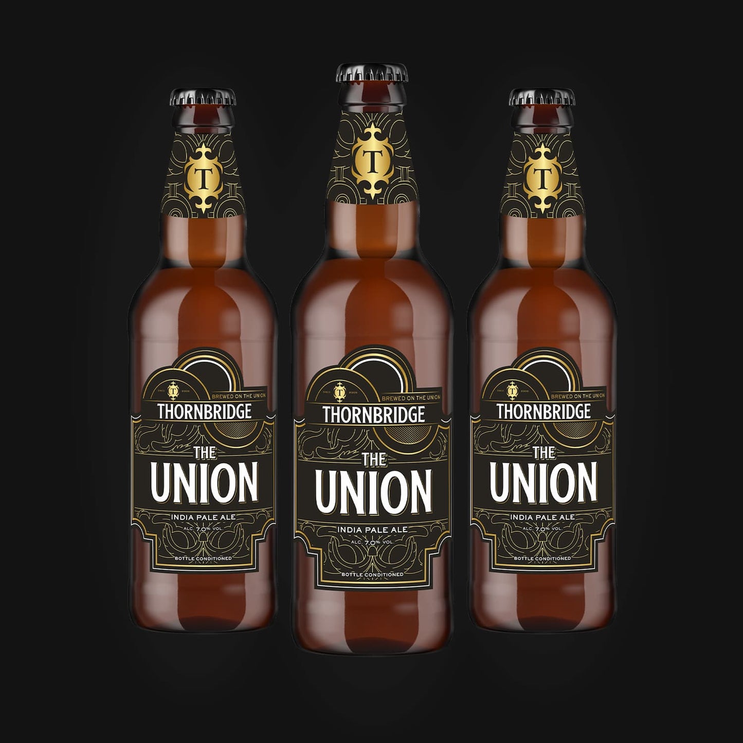 The Union, 7% IPA 8 x 500ml bottles Beer - Case Bottle Thornbridge