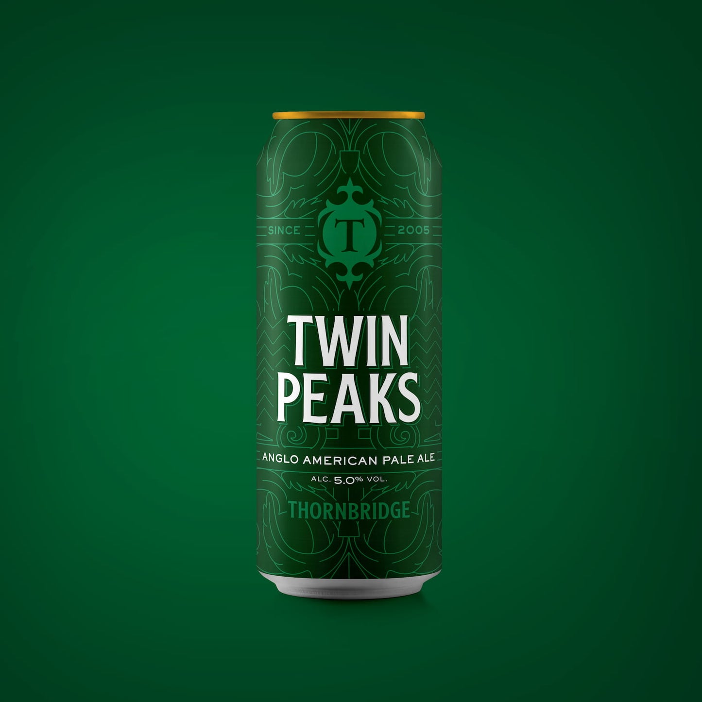 Twin Peaks, 5% Anglo American Pale Ale Beer - Cans Thornbridge