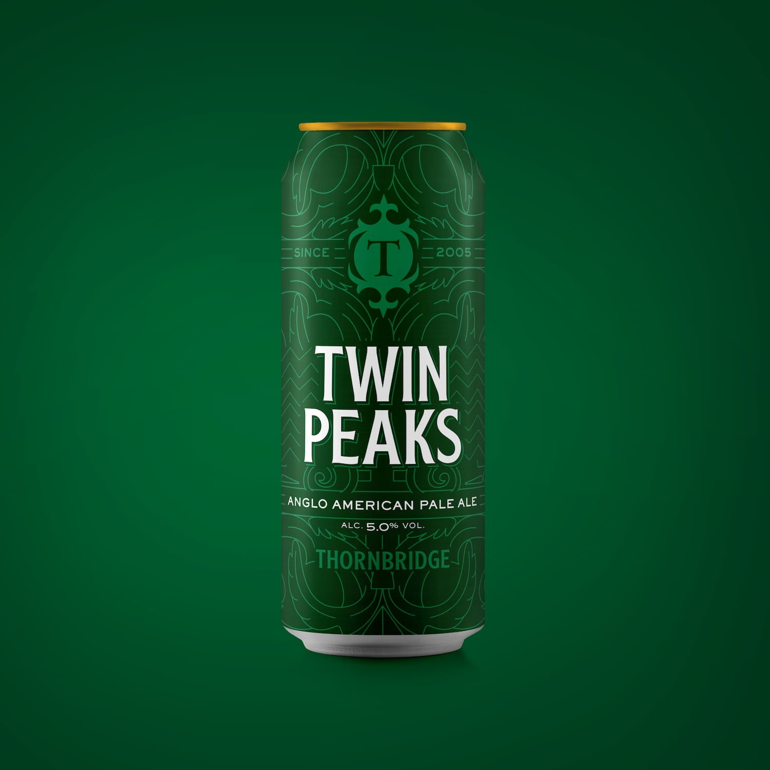 Twin Peaks, 5% Anglo American Pale Ale Beer - Cans Thornbridge