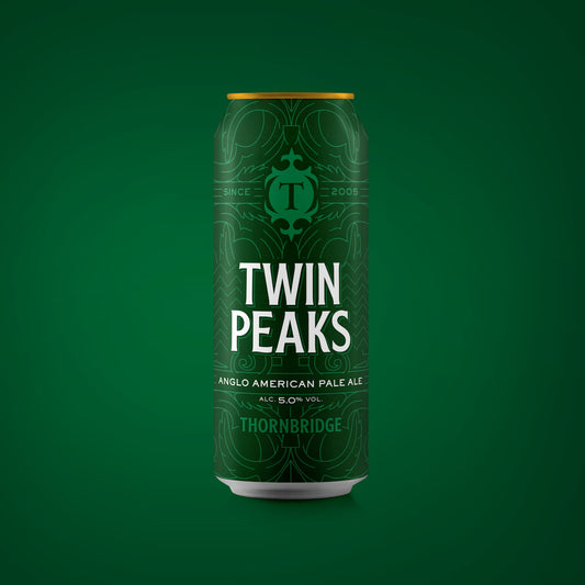 Twin Peaks, 5% Anglo American Pale Ale Beer - Cans Thornbridge