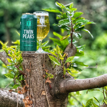 Twin Peaks, 5% Anglo American Pale Ale Beer - Cans Thornbridge