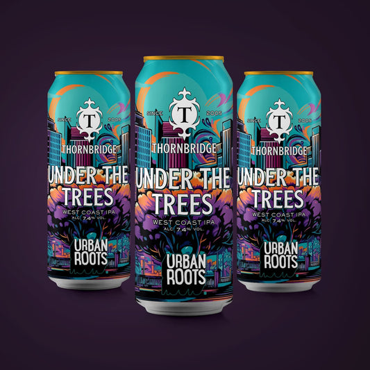Thornbridge Under The Trees, 7.4% West Coast IPA 12 x 440ml cans Thornbridge Under The Trees, 7.4% West Coast IPA 12 x 440ml cans