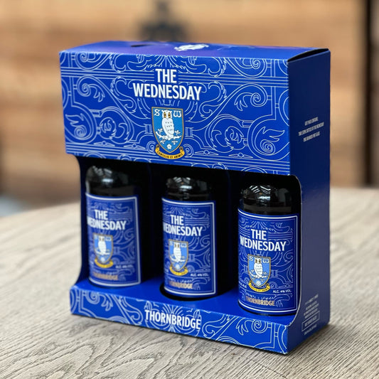 The Wednesday Gift Set - 3 x 330ml bottles beer - gift box Thornbridge
