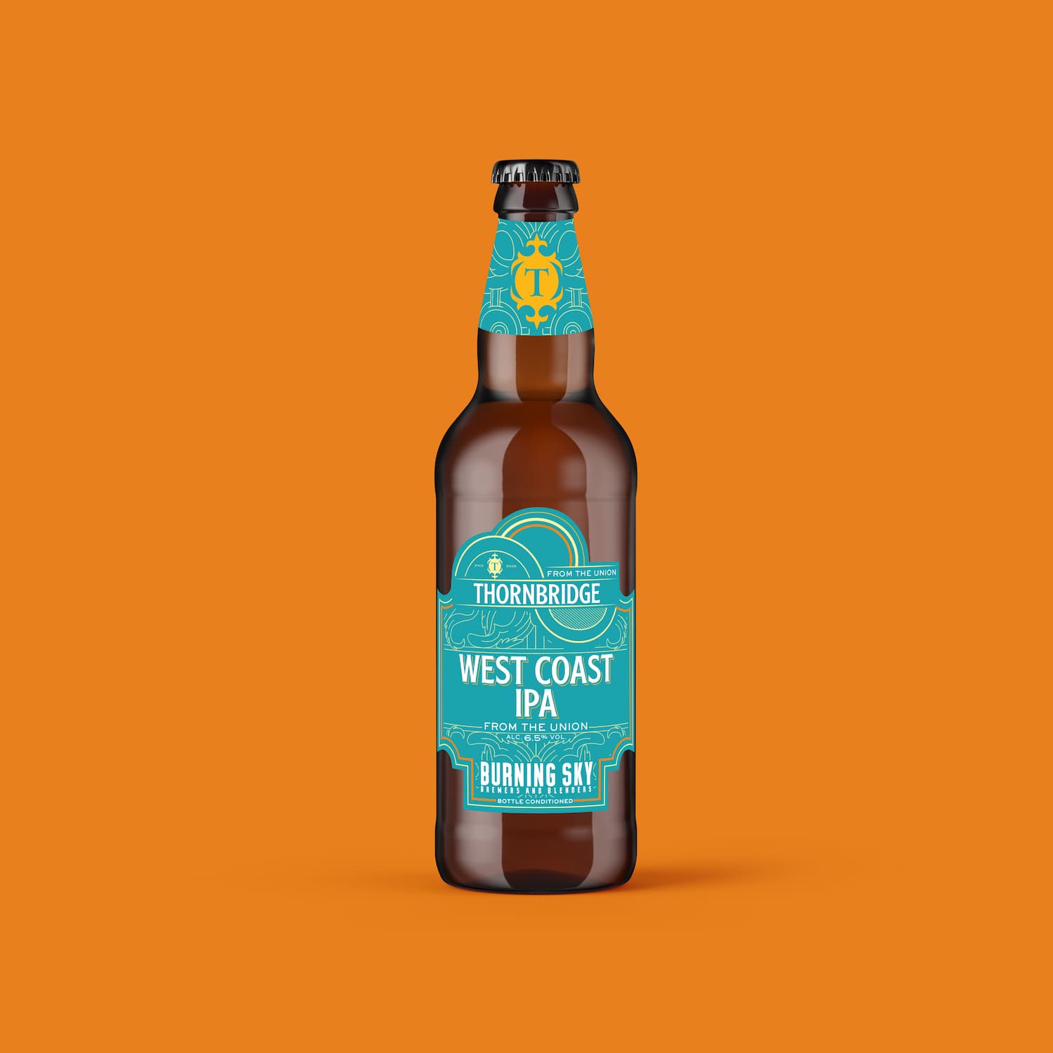 West Coast IPA (from the Union), 6.5% IPA Beer - Single Bottle Thornbridge