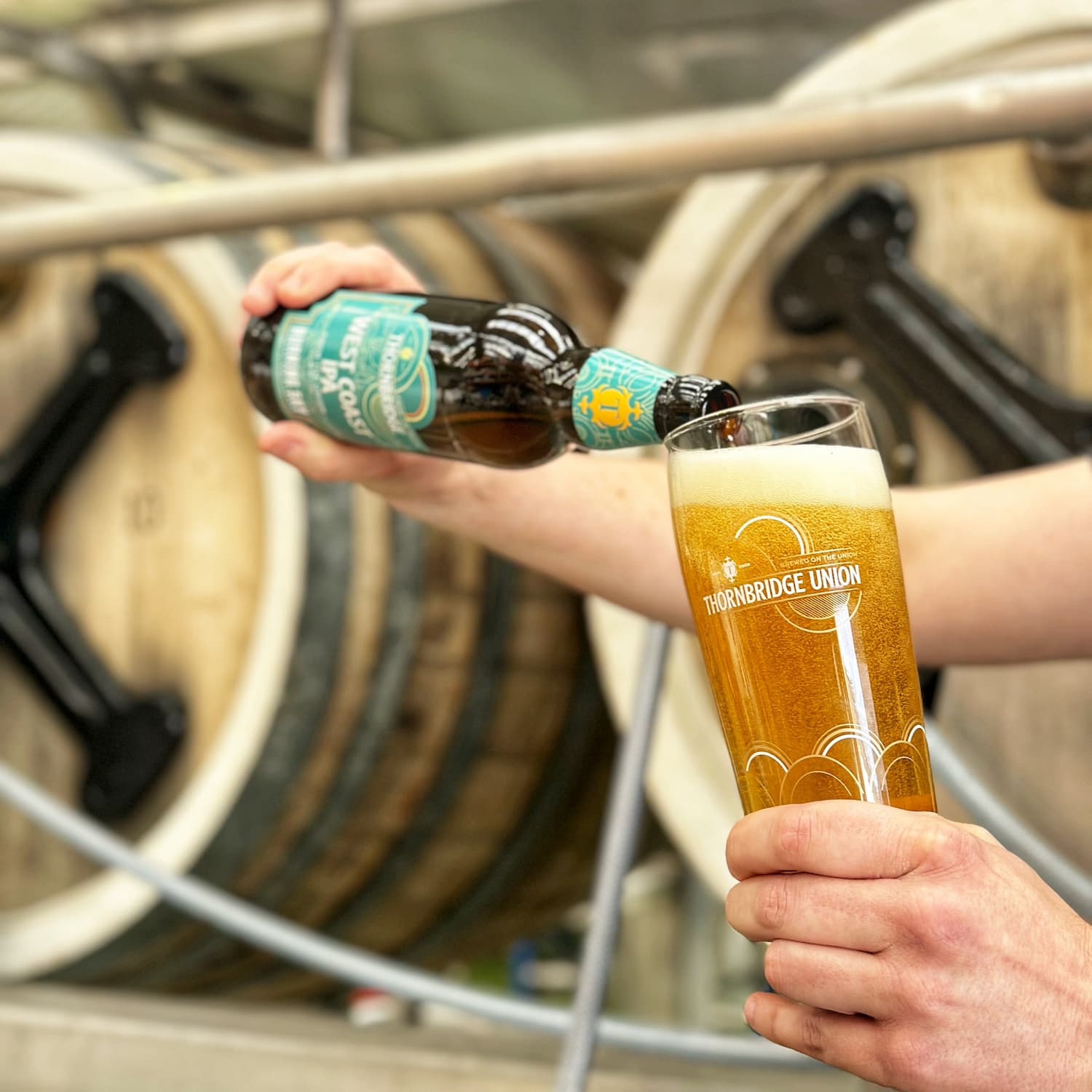 West Coast IPA (from the Union), 6.5% IPA Beer - Single Bottle Thornbridge