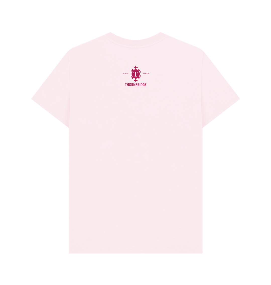 Jaipur logo with pink T logo backprint Printed T-shirt Thornbridge