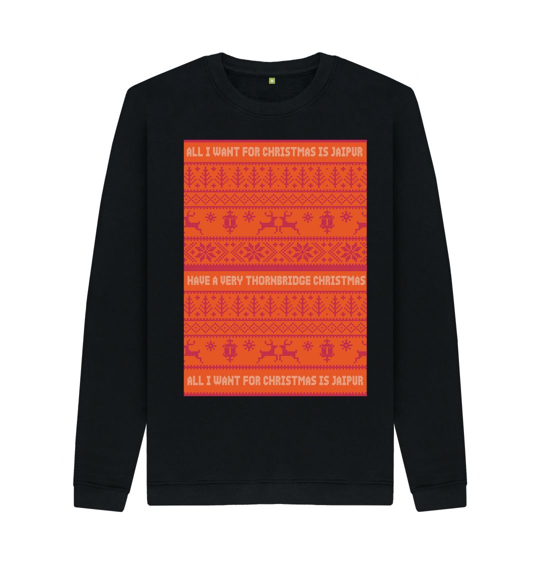 Its a Jaipur Christmas Jumper Printed Sweater Thornbridge
