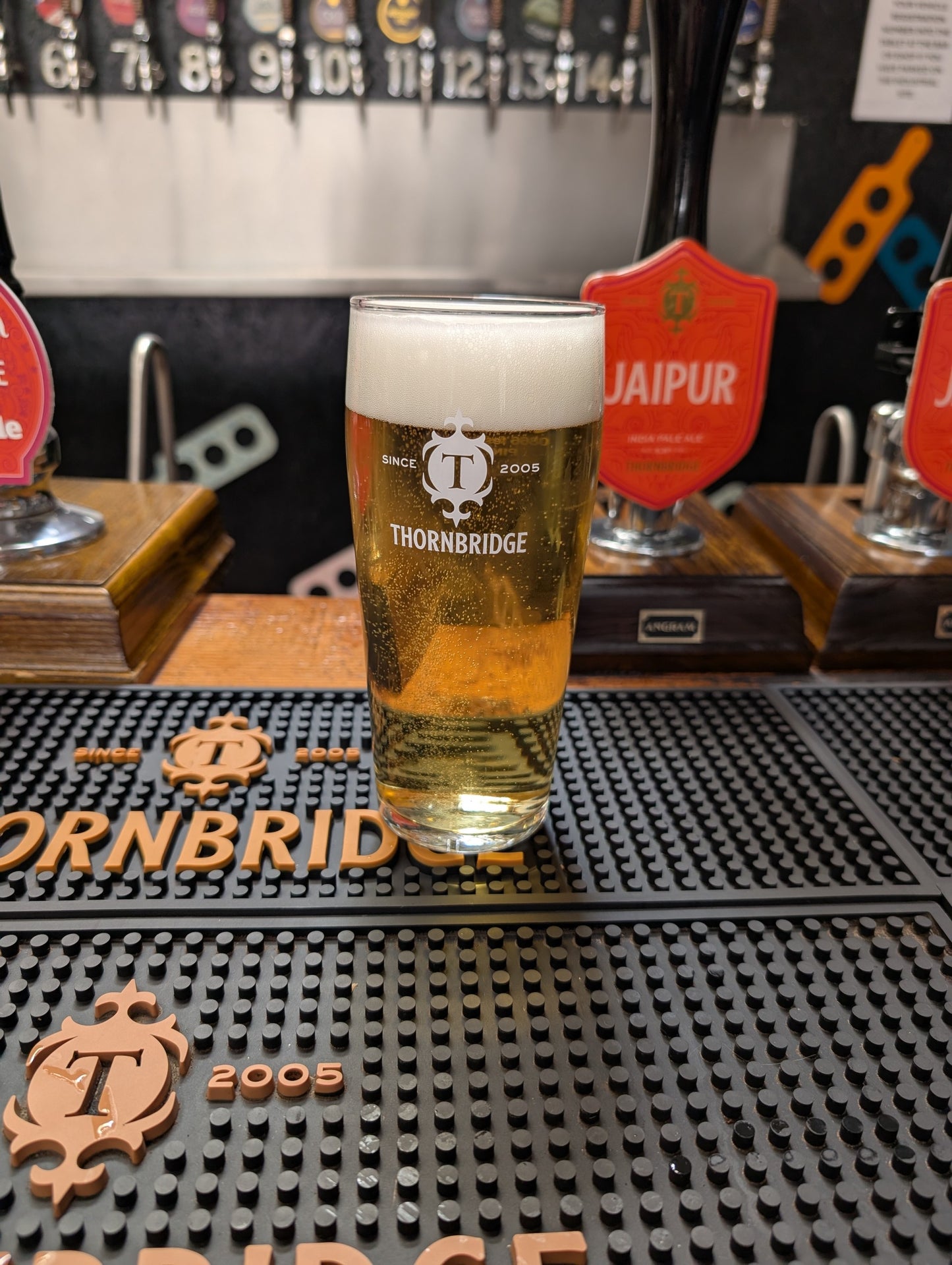 Thornbridge Core Branded Keg Pint Glass Glassware Thornbridge