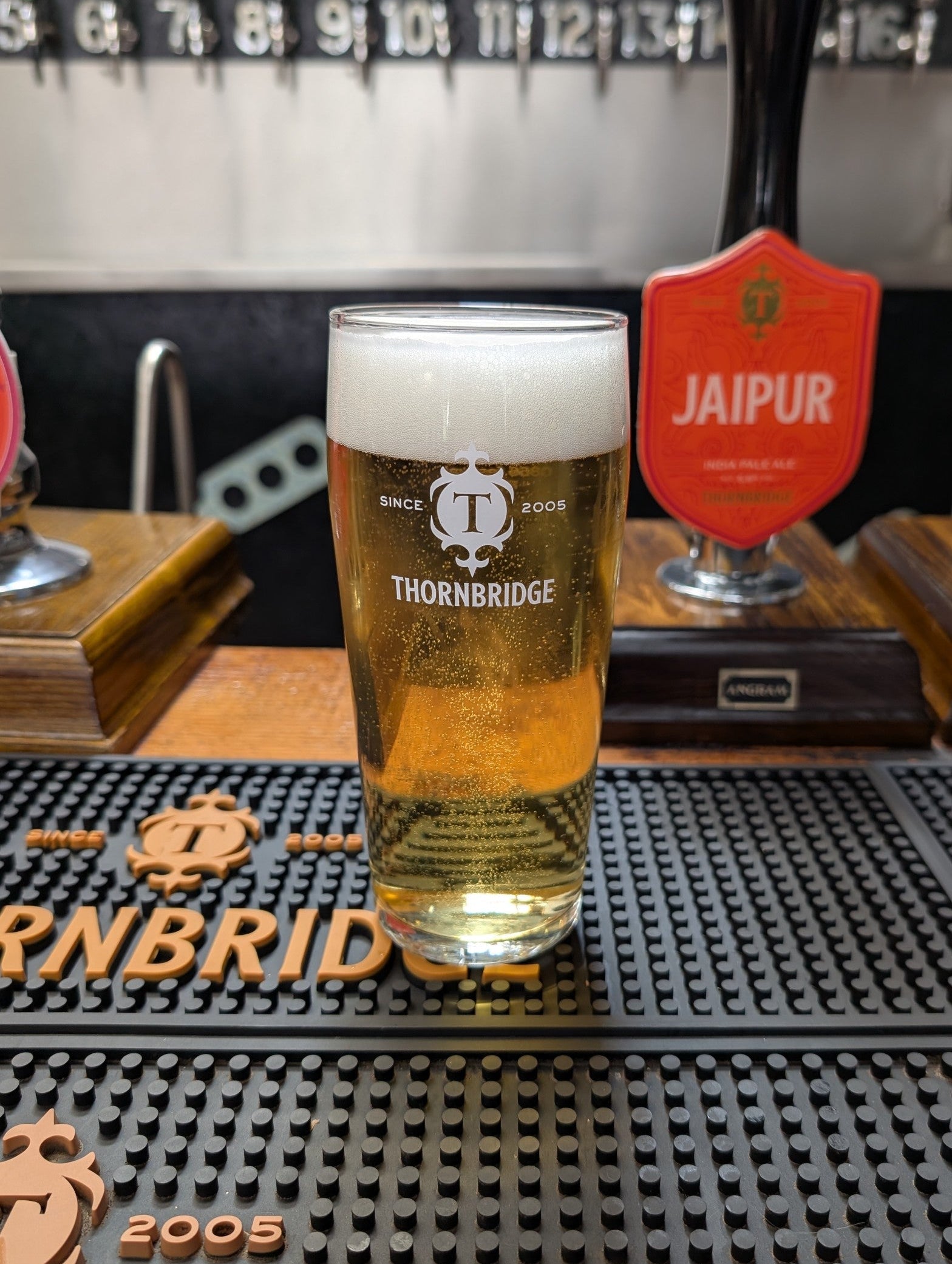 Thornbridge Core Branded Keg Pint Glass Glassware Thornbridge