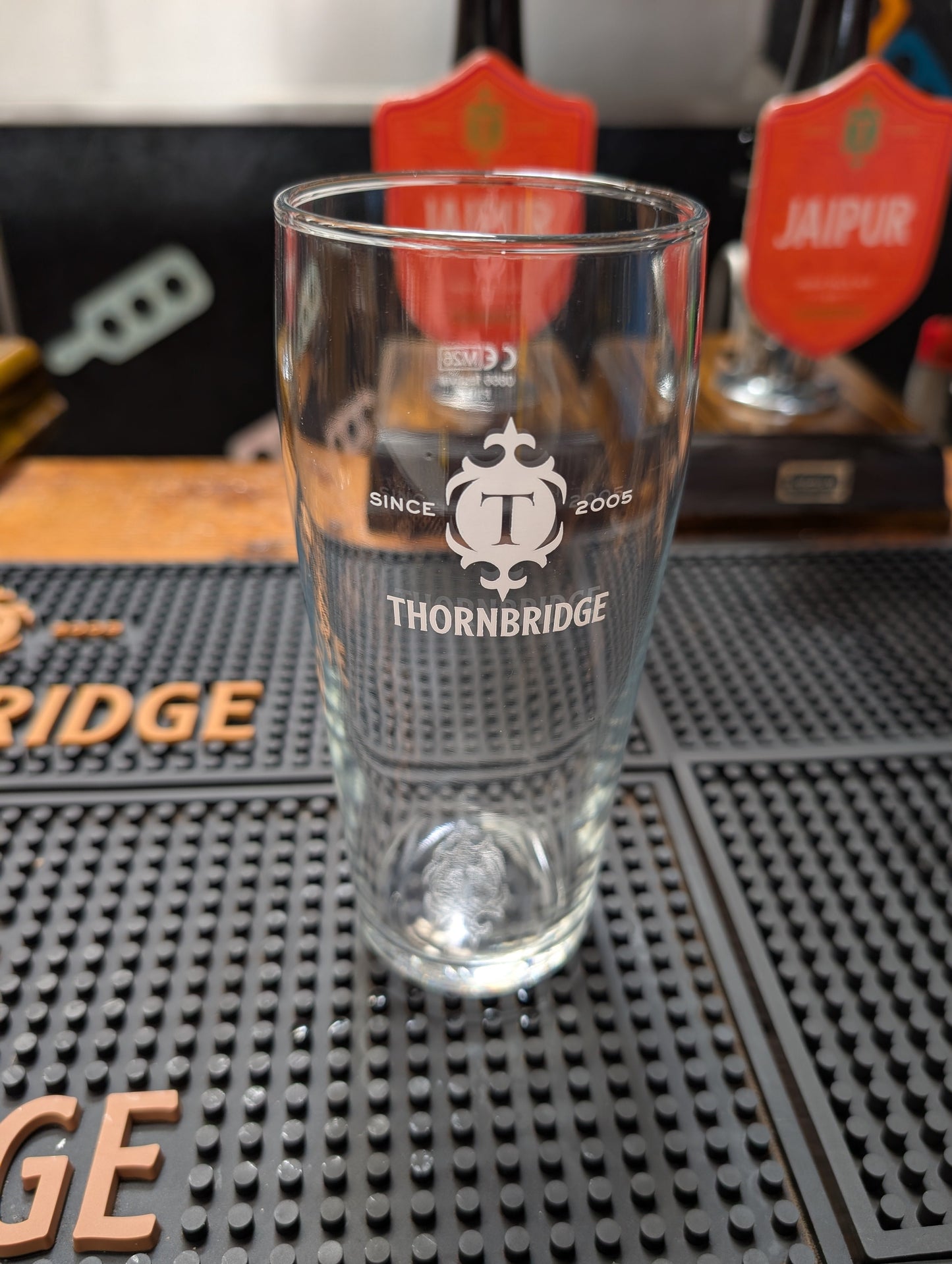 Thornbridge Core Branded Keg Pint Glass Glassware Thornbridge