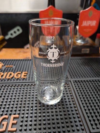 Thornbridge Core Branded Keg Pint Glass Glassware Thornbridge