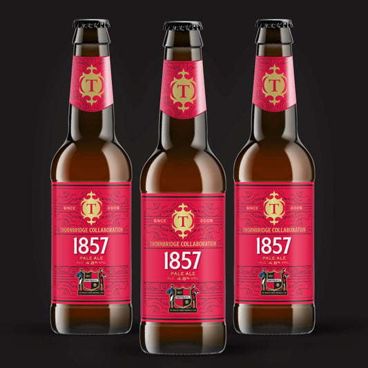 1857, 4.8% Pale Ale 12 x 330ml bottles Beer - Case Bottle Thornbridge