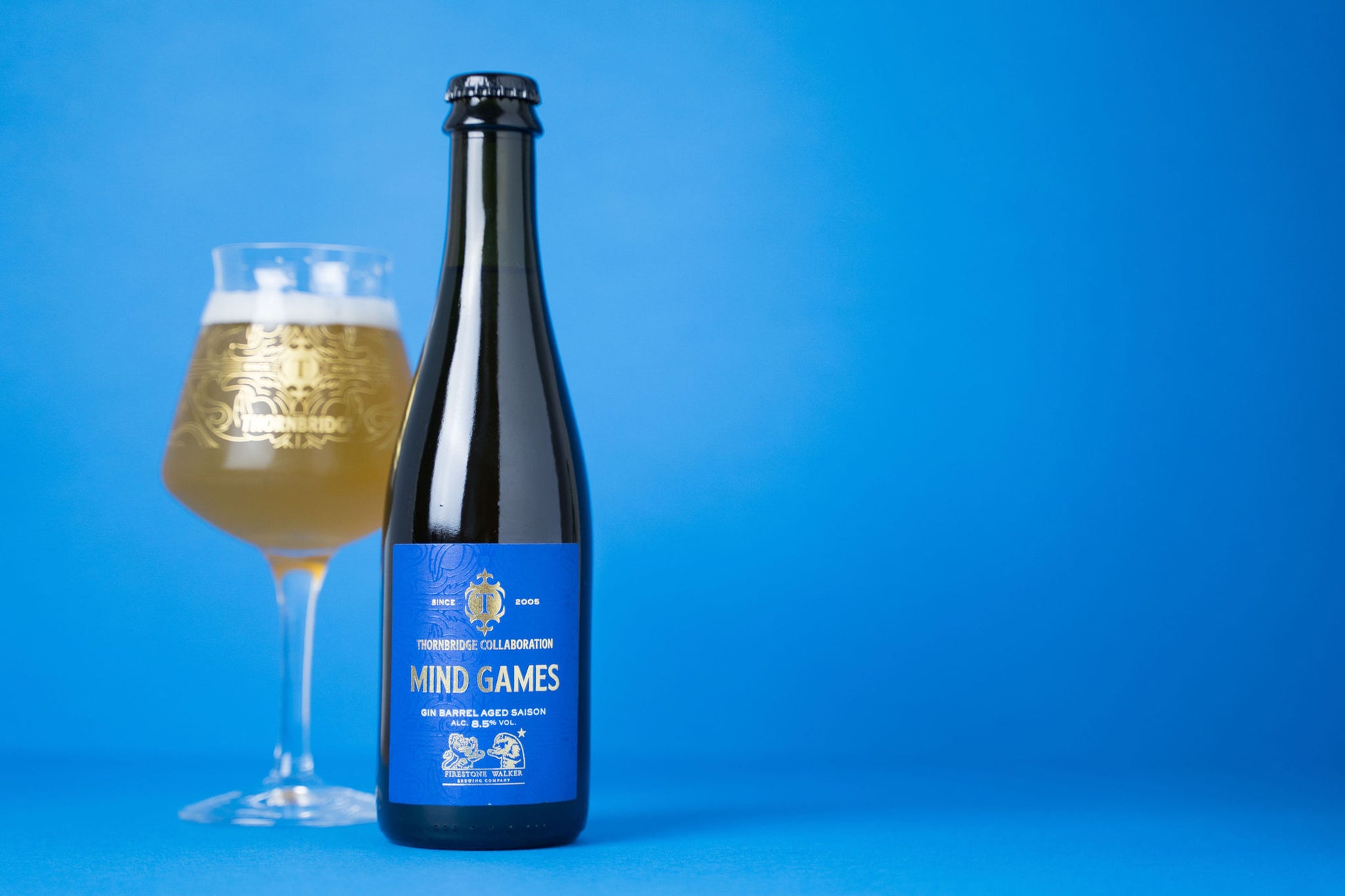Mind Games classic Saison-style beer – ABV 8.5% / 3 x 375ml bottles Beer - BA mini case Thornbridge