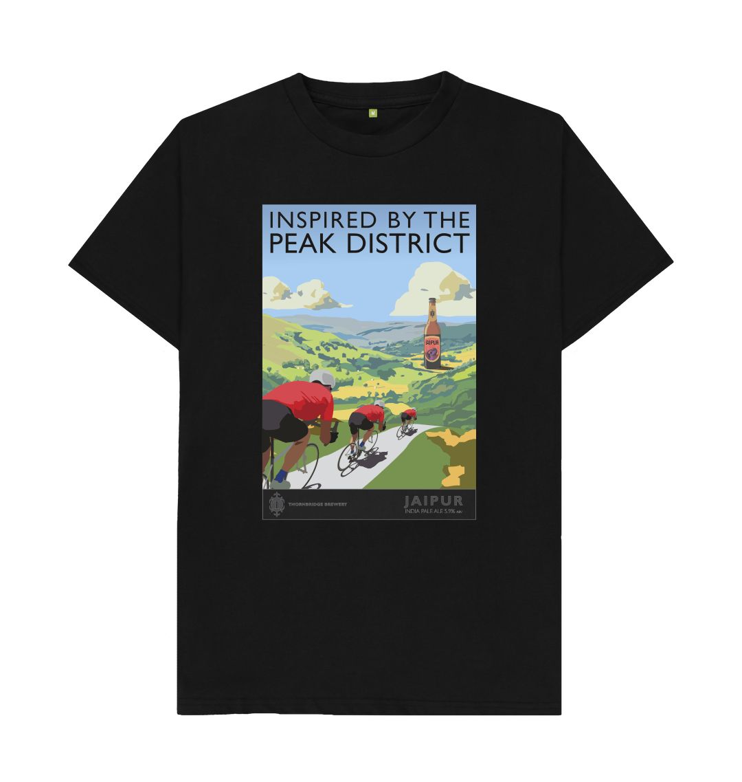 Jaipur Inspired by the Peak District retro T shirt Printed T-shirt Thornbridge