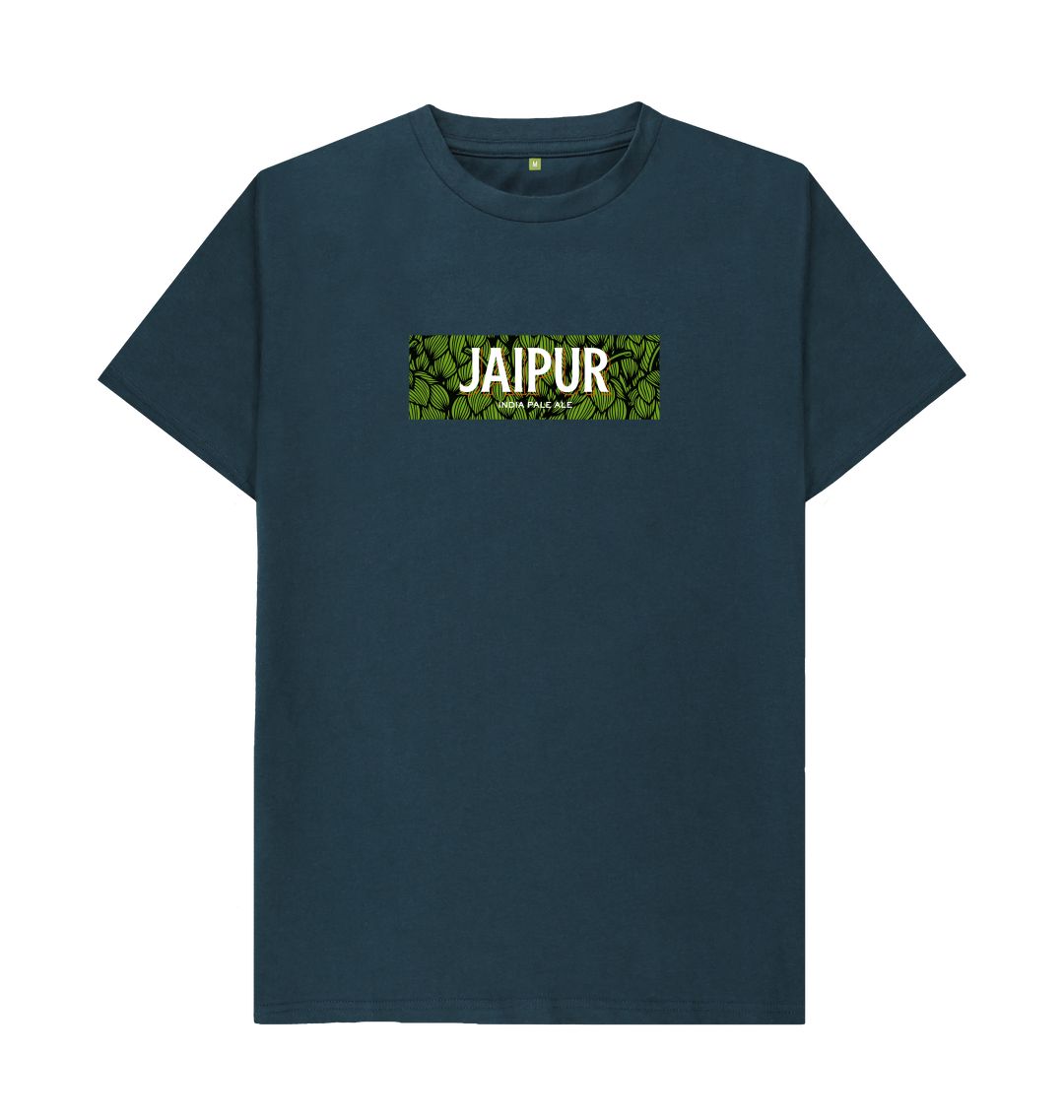 Jaipur hops boxed logo t shirt Printed T-shirt Thornbridge