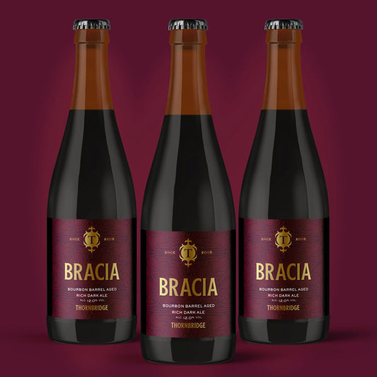Bracia, 12% ABV BBA Rich Dark Ale 12 x 375ml bottles Beer - BA mini case Thornbridge