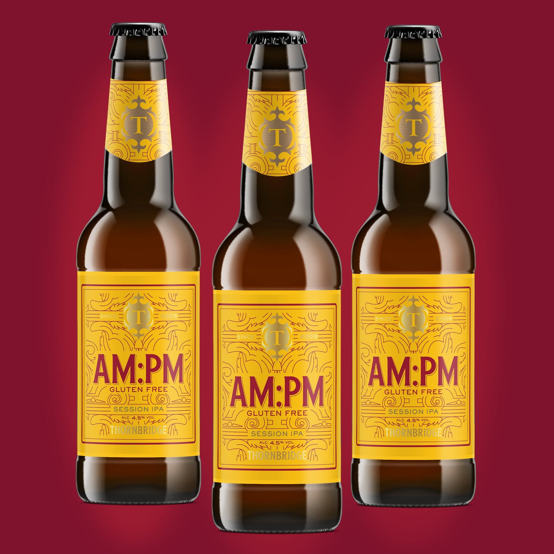 AM:PM, 4.5% Session IPA (Gluten Free) Beer - Bottle Thornbridge